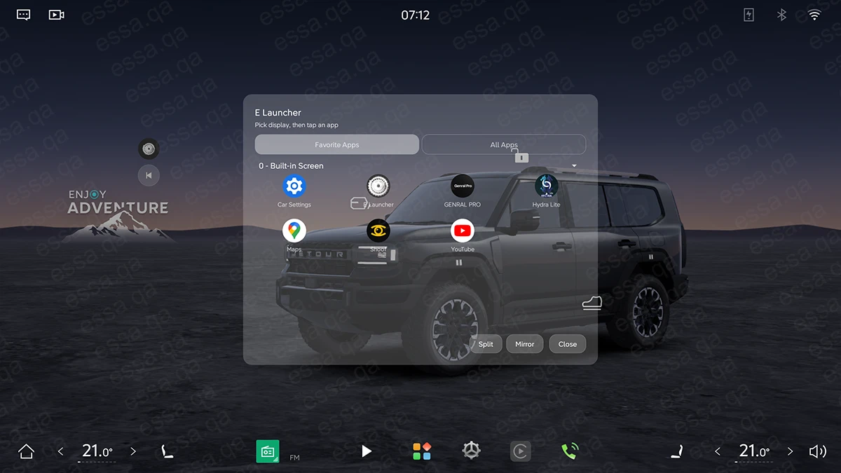 E Launcher screenshot 2